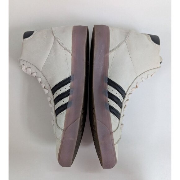 Adidas Basket Profi Chalk White Men's Retro Leather High Tops Size 9 FX0350 - Picture 3 of 8